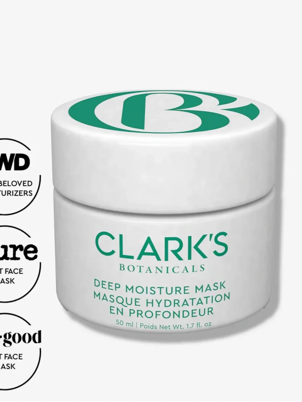NEW IN BOX- Clark's Botanicals Deep Moisture Mask